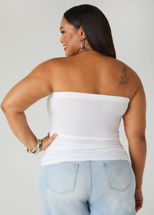 Ruched Tube Top